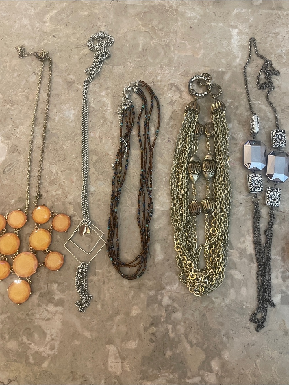 LOT of 15 Necklaces Vintage! gorgeous! Great condition - Picture 5 of 5